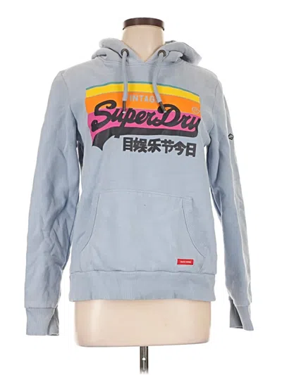 Pre-owned Superdry Sweatshirt In Blue