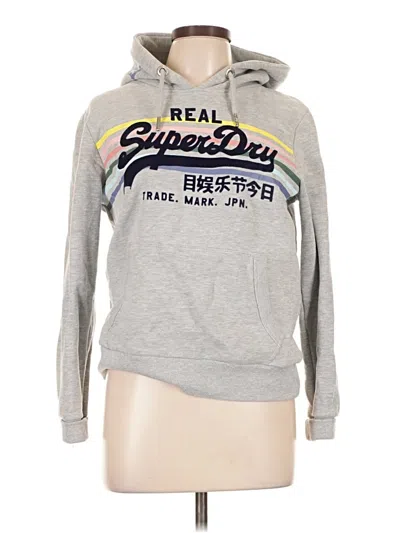 Pre-owned Superdry Sweatshirt In Gray