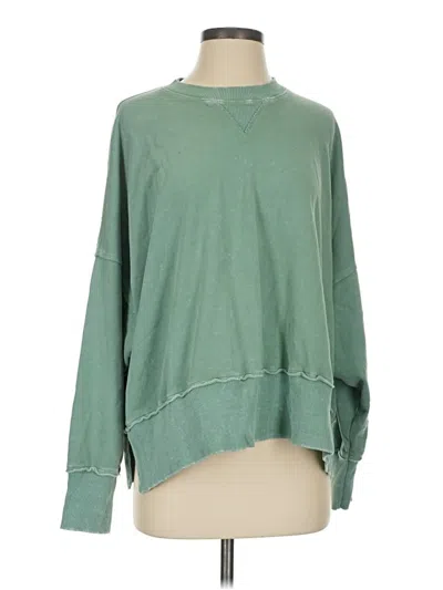 Pre-owned Superdry Sweatshirt In Green
