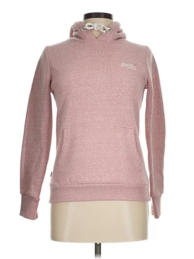 Pre-owned Superdry Sweatshirt In Pink