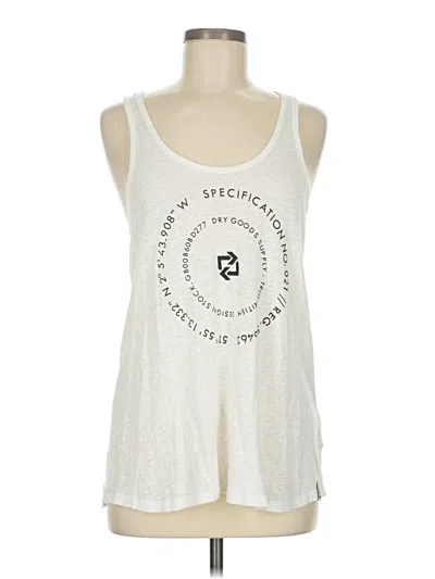 Pre-owned Superdry Tank Top White Halter Neckline Tops