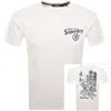 Superdry Tokyo Narrative T Shirt Bone White In White