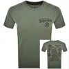 Superdry Tokyo Narrative T Shirt Green In Green