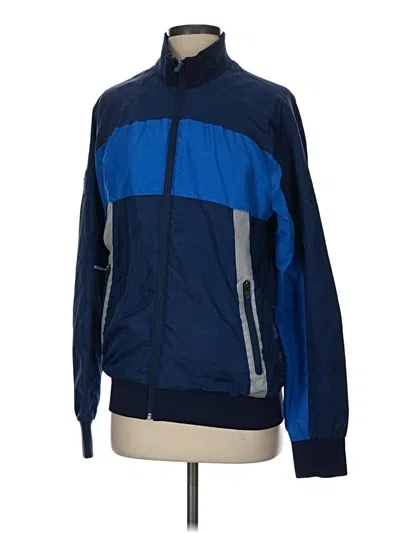 Pre-owned Superdry Track Jacket In Blue
