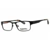 Superdry Unisex Black Rectangular Eyeglass Frames Sdoneo In Black