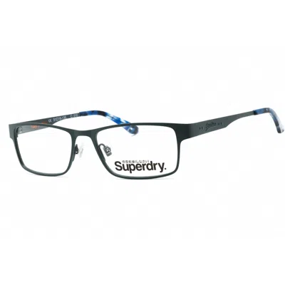 Superdry Unisex Blue Rectangular Eyeglass Frames Sdobrooklyn