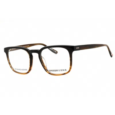 Superdry Unisex Brown Rectangular Eyeglass Frames Sdo2015