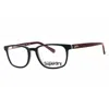 Superdry Unisex Multi-color Rectangular Eyeglass Frames Sdoquinn In Multi