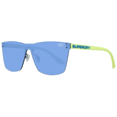 Superdry Unisex Sunglasses  Sds Electroshock 13105 Gbby2 In Blue