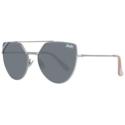 Superdry Unisex Sunglasses  Sds Mikki 57002 Gbby2 In Gray