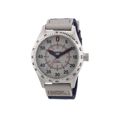 Superdry Unisex Watch  Syg122e ( 45 Mm) Gbby2 In Gray