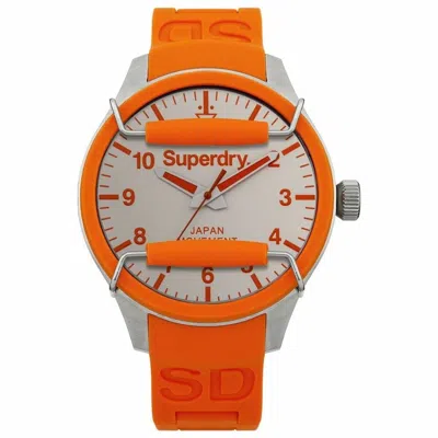 Superdry Unisex Watch  Syg125o ( 44 Mm) Gbby2 In Orange