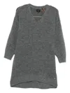 Superdry V-neck Dress In Gray