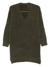 Superdry V-neck Dress In Green