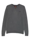Superdry V-neck Sweater In Gray
