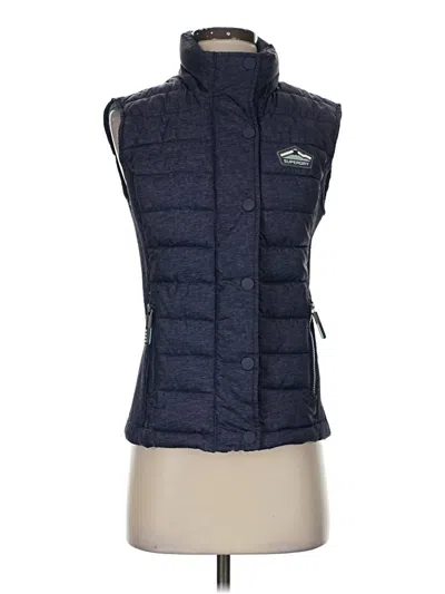 Pre-owned Superdry Vest In Blue