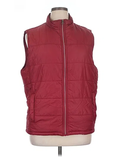 Pre-owned Superdry Vest In Red