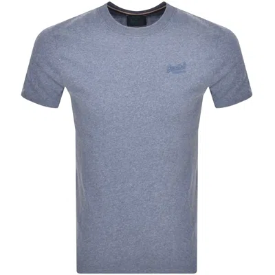 Superdry Vintage Logo T Shirt Blue