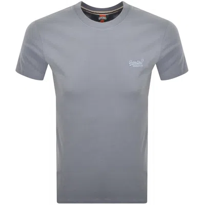 Superdry Vintage Logo T Shirt Blue