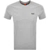 Superdry Essential Logo T Shirt Grey In Gray