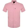 SUPERDRY SUPERDRY VINTAGE OXFORD SHORT SLEEVED SHIRT PINK