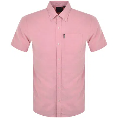 Superdry Vintage Oxford Short Sleeved Shirt Pink