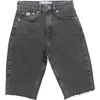 Superdry Womens Raw Hem Jean Denim Shorts In Multi
