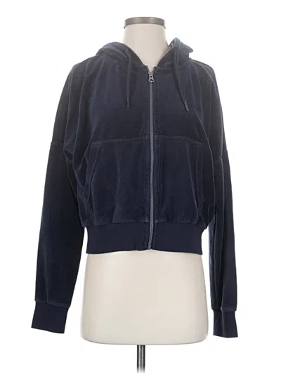 Pre-owned Superdry Zip Up Hoodie In Blue