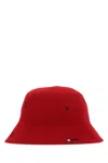 Superduper Red Felt Freya Bucket Hat