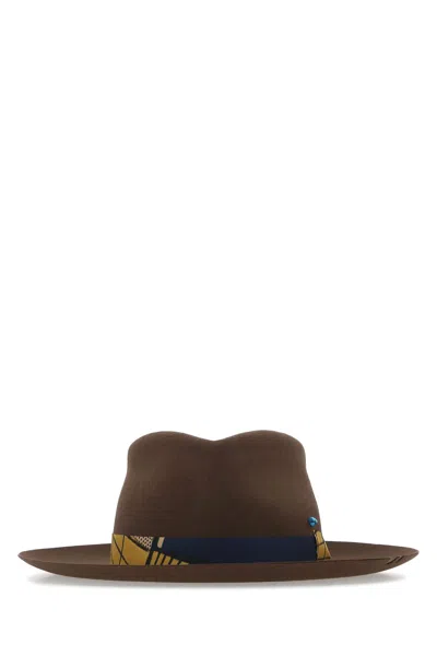 Superduper Brown Felt Bouganville Hat