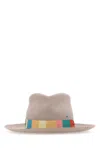 Superduper Dove Grey Felt Bouganville Hat
