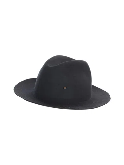 Superduper Drop Crown Raw Brim Nat Stone Stitch Detail Accessories