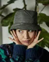 Superduper Women's Bucket Hat In Army Green In Green