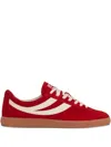 Superga 1960 Capri Sport Striped Sneakers In Red