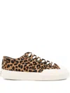 Superga Leopard Print S2161qw Pumps In Brown