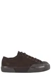 Superga Low-top Suede Sneakers In Rich Brown Coffee In Brown