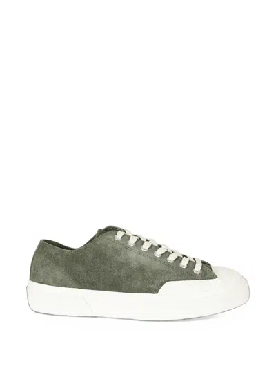 Superga 2432 Works Suede Sneakers In Green