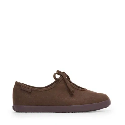 Superga 2442 Ballerina Lace Linen In Brown