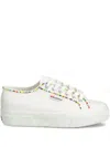 Superga 2740 Multicolour Beads Sneakers In White