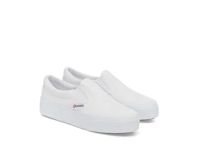 Superga 2740 Platform Slip On In White