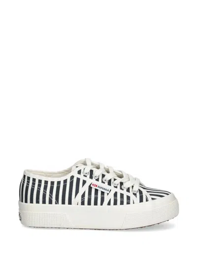 Superga 2740 Striped Platform Sneakers In Multi