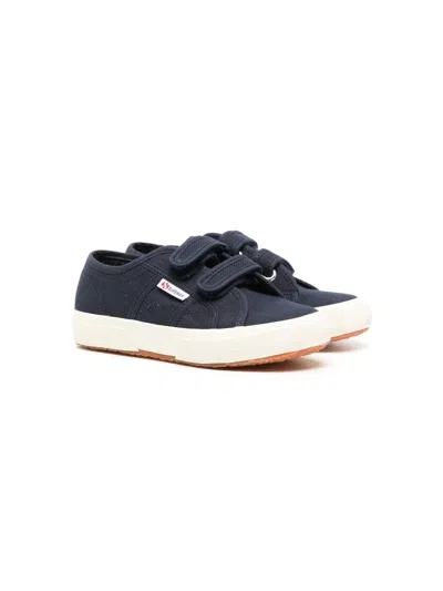 Superga Kids' 2750 Cotj Strap Classic Trainers In Blue