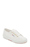 Superga 2750 Cotu White And Gold Sneakers In White-gold