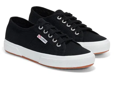 Superga 2750 Cotu Classic Sneaker Lace Up Casual Shoes Black/full White : Eu 35.5 (us