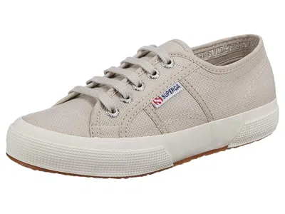 Superga 2750 Cotu Classic Sneaker Lace Up Casual Shoes Grey Sand/full Avorio: Eu 35 (us Men's 3.5 - Women's 