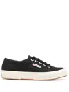 Superga Woman Sneakers Midnight Blue Size 7 Textile Fibers In Black
