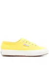 Superga Woman Sneakers Yellow Size 6.5 Textile Fibers In Yellow
