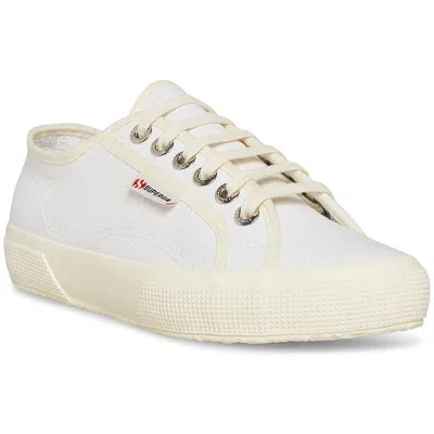Superga 2750 Emrata Womens Canvas Low-top Casual And Fashion Sneakers In White