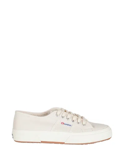 Superga 2750 Linen Canvas Sneakers In White