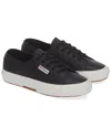 Shop Superga 2750 Nappa Sneaker In Black